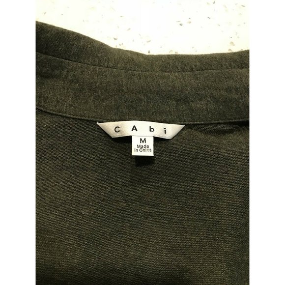 Cabi Cavilleri Military Style Army Green Womens Ponte Jacket Style 587 Medium - Picture 6 of 9